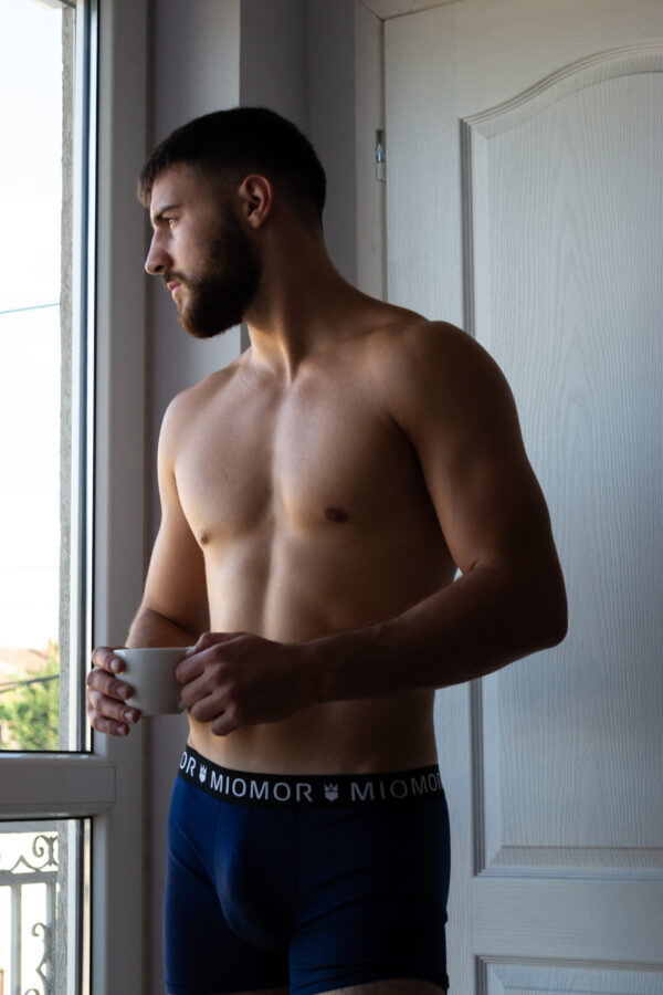 Herren Boxershorts, 3er Pack, Baumwolle, Schwarz